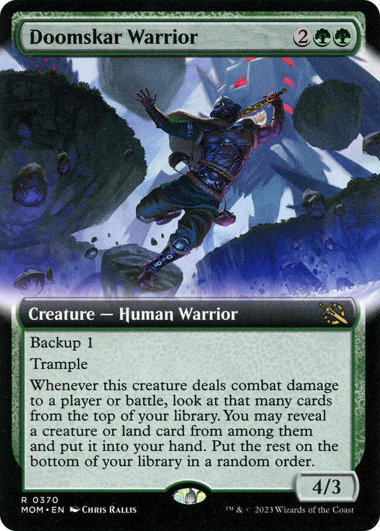 Doomskar Warrior (Extended Art) [March of the Machine] | GnG Games