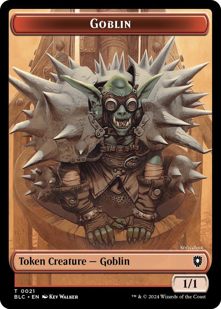 Goblin // Thopter Double-Sided Token [Bloomburrow Commander Tokens] | GnG Games