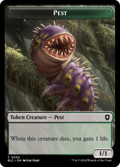 Pest // Shapeshifter Double-Sided Token [Bloomburrow Commander Tokens] | GnG Games