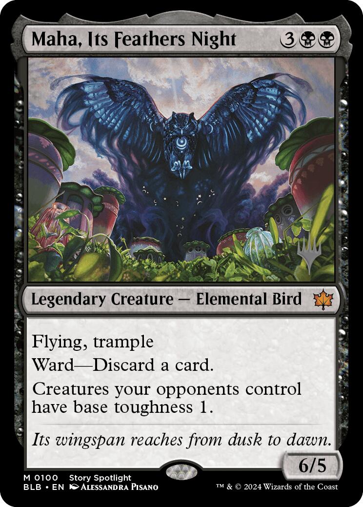 Maha, Its Feathers Night (Promo Pack) [Bloomburrow Promos] | GnG Games