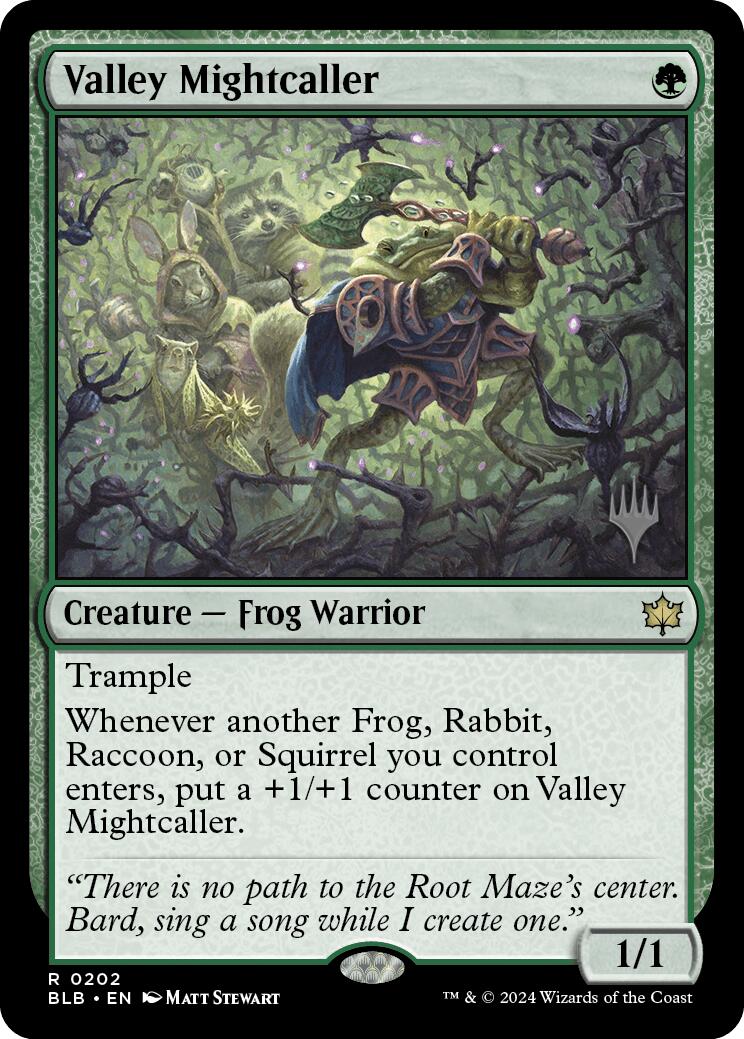Valley Mightcaller (Promo Pack) [Bloomburrow Promos] | GnG Games
