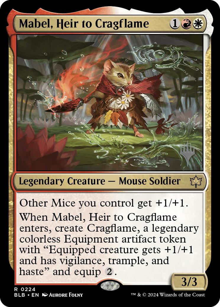 Mabel, Heir to Cragflame (Promo Pack) [Bloomburrow Promos] | GnG Games