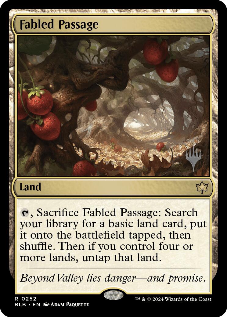 Fabled Passage (Promo Pack) [Bloomburrow Promos] | GnG Games