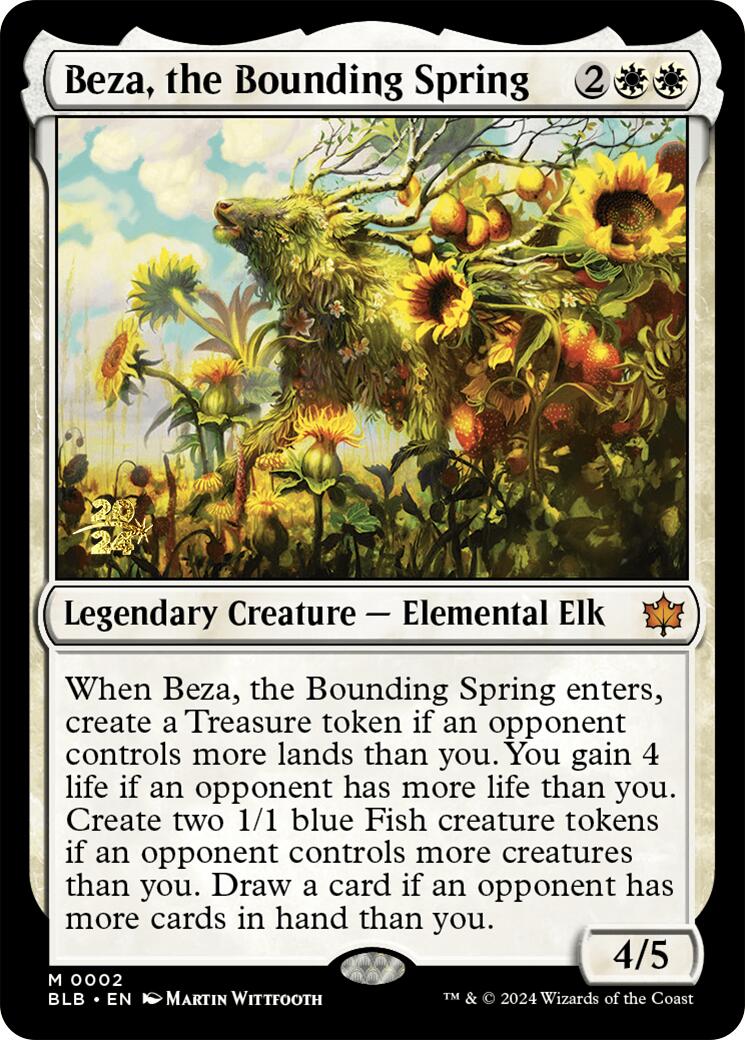 Beza, the Bounding Spring [Bloomburrow Prerelease Promos] | GnG Games