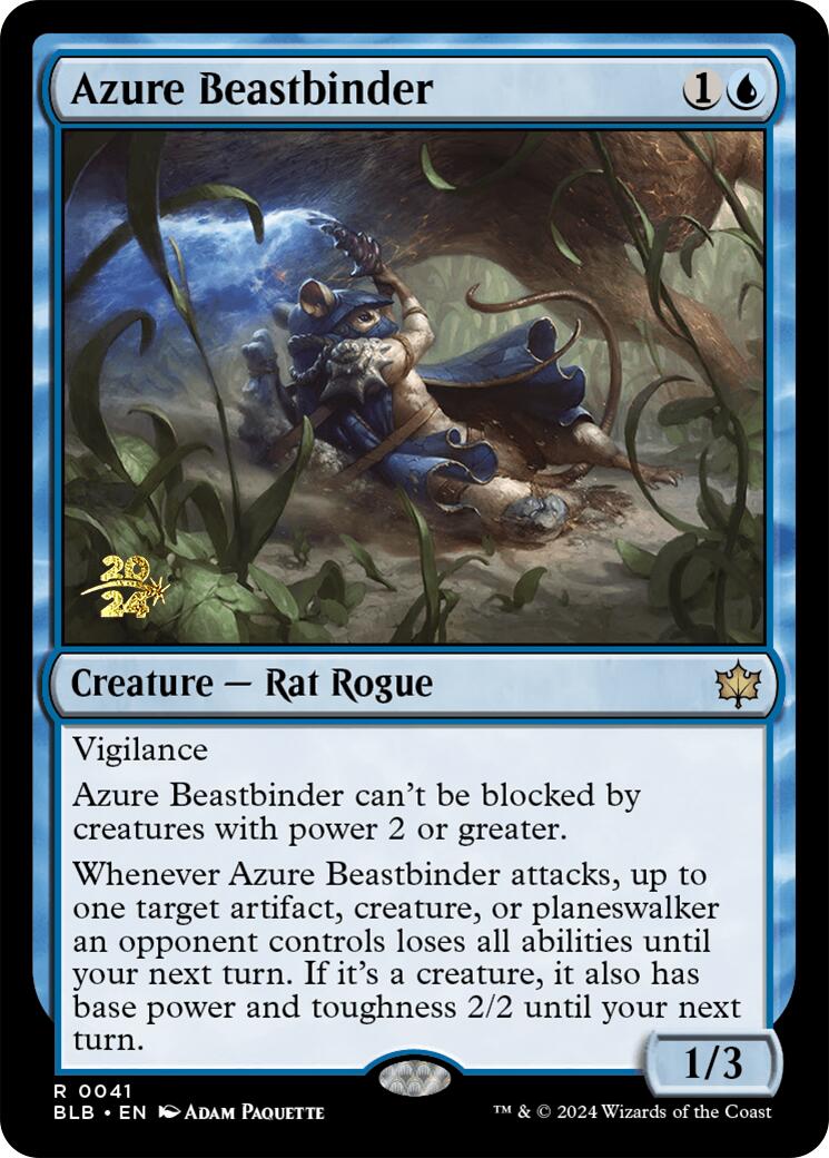 Azure Beastbinder [Bloomburrow Prerelease Promos] | GnG Games