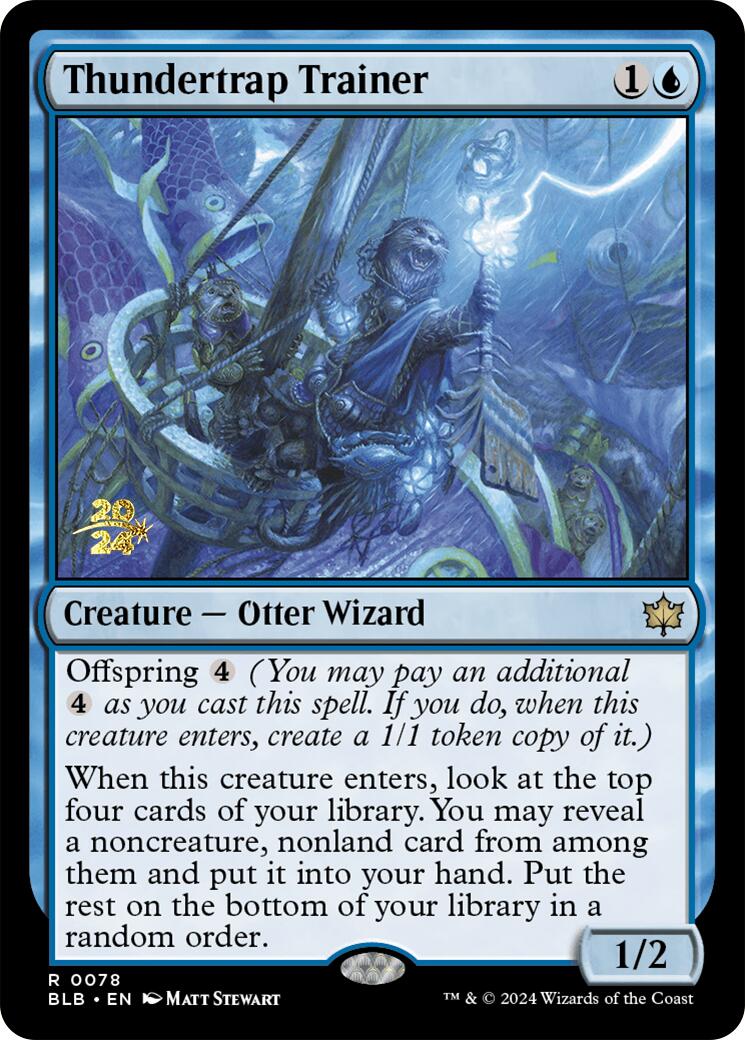 Thundertrap Trainer [Bloomburrow Prerelease Promos] | GnG Games