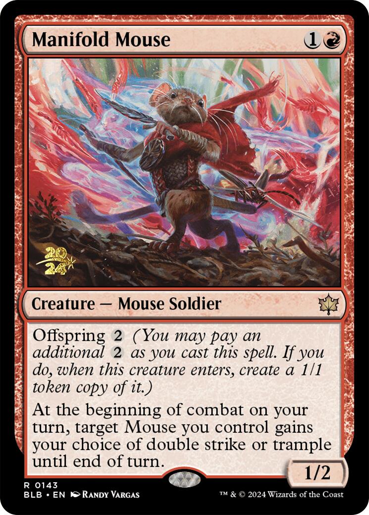Manifold Mouse [Bloomburrow Prerelease Promos] | GnG Games