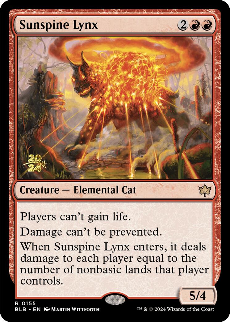 Sunspine Lynx [Bloomburrow Prerelease Promos] | GnG Games
