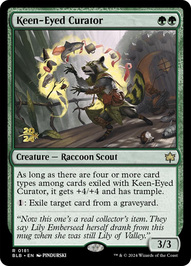 Keen-Eyed Curator [Bloomburrow Prerelease Promos] | GnG Games