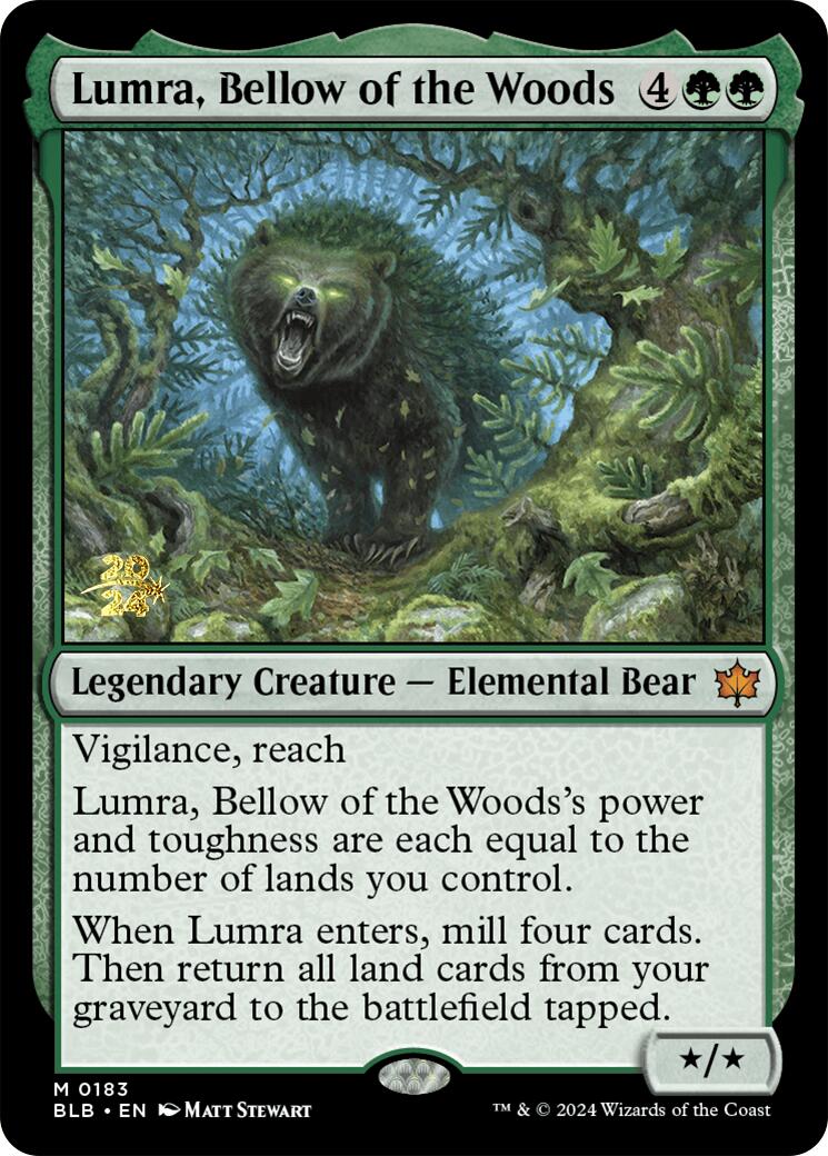 Lumra, Bellow of the Woods [Bloomburrow Prerelease Promos] | GnG Games