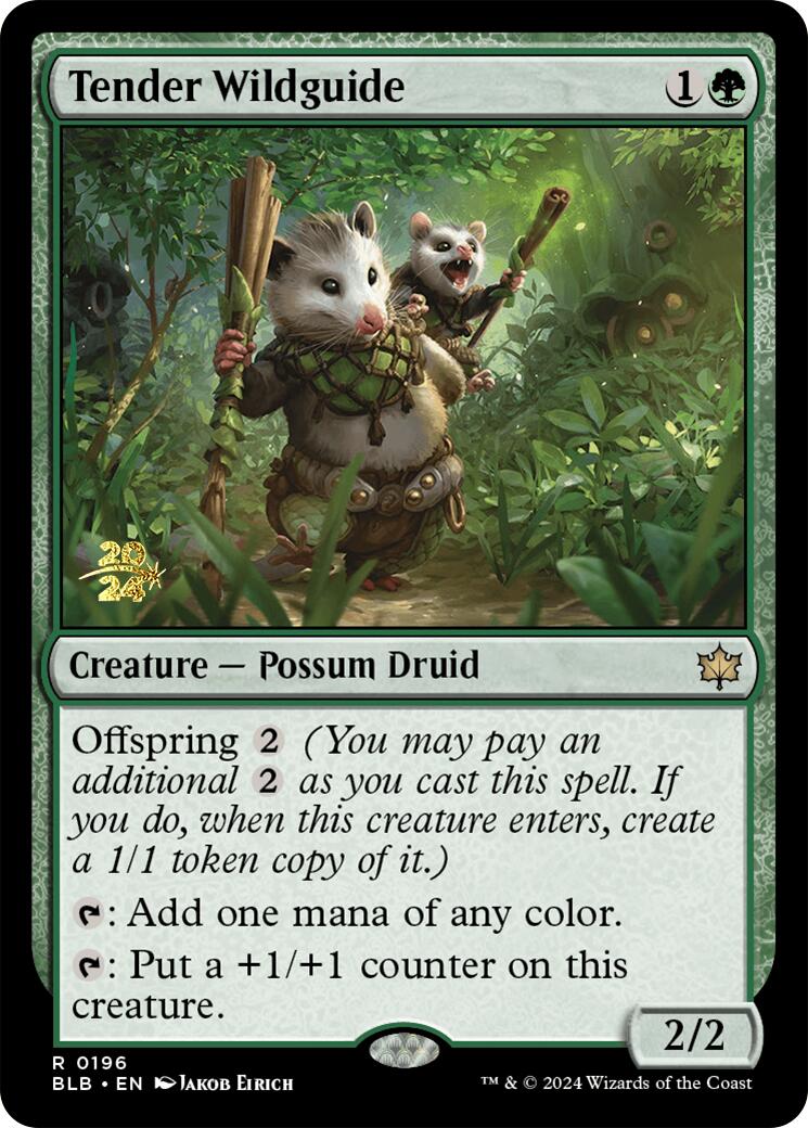 Tender Wildguide [Bloomburrow Prerelease Promos] | GnG Games