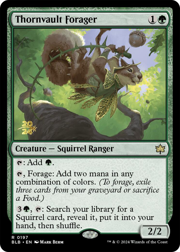 Thornvault Forager [Bloomburrow Prerelease Promos] | GnG Games