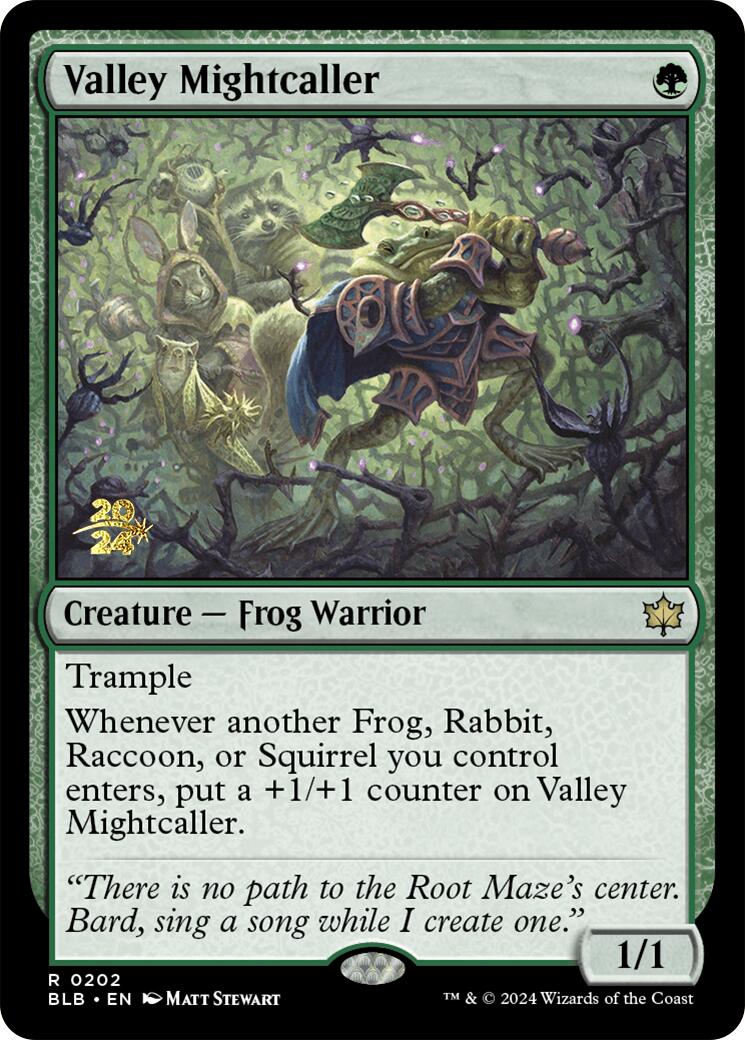 Valley Mightcaller [Bloomburrow Prerelease Promos] | GnG Games