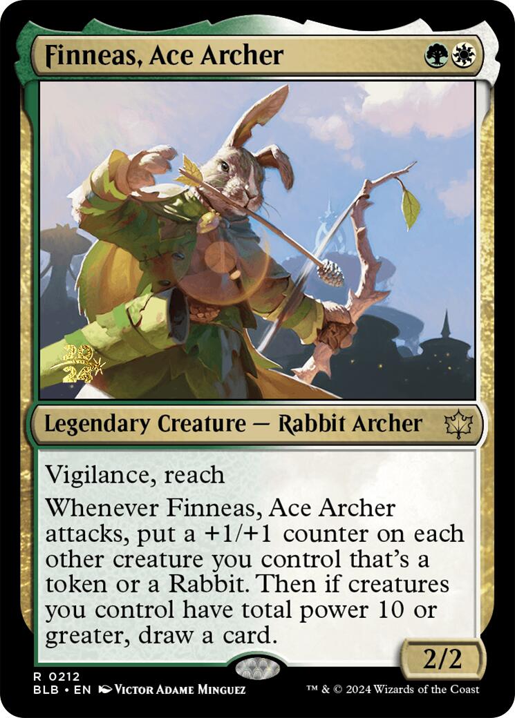 Finneas, Ace Archer [Bloomburrow Prerelease Promos] | GnG Games