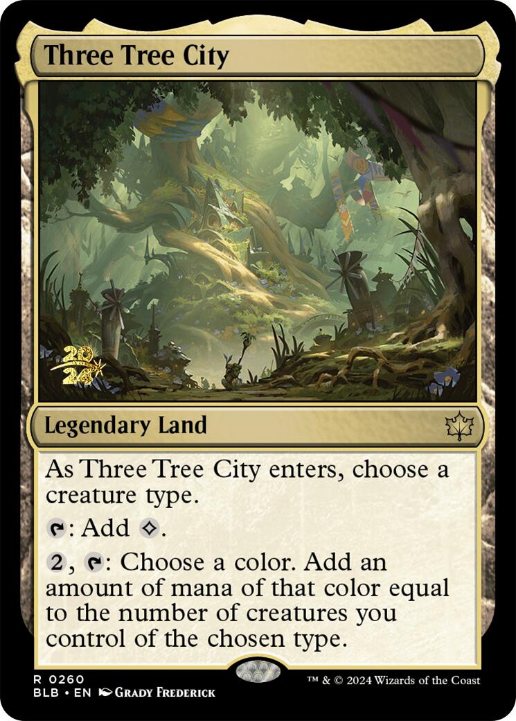 Three Tree City [Bloomburrow Prerelease Promos] | GnG Games