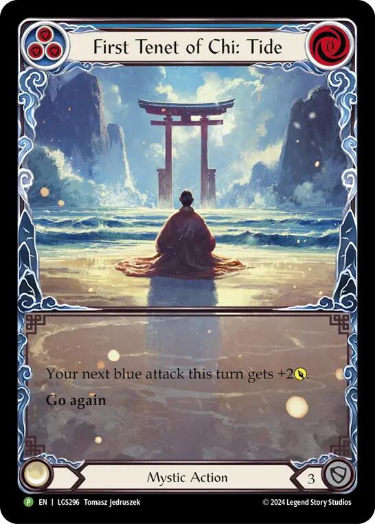 First Tenet of Chi: Tide [LGS296] (Promo)  Rainbow Foil | GnG Games