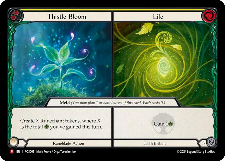 Thistle Bloom // Life [ROS005] (Rosetta)  Rainbow Foil | GnG Games