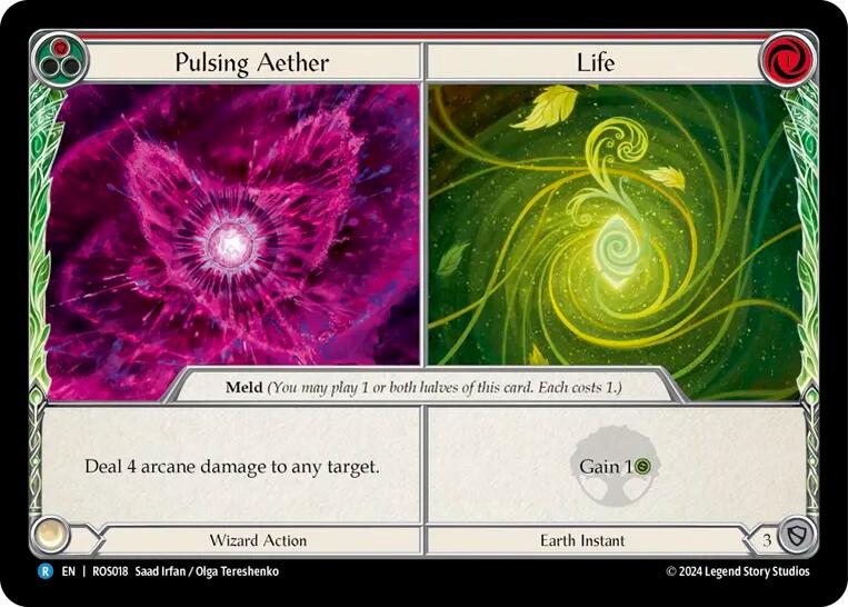 Pulsing Aether // Life [ROS018] (Rosetta)  Rainbow Foil | GnG Games