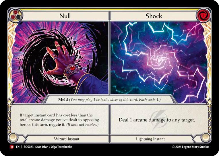 Null // Shock [ROS023] (Rosetta)  Rainbow Foil | GnG Games