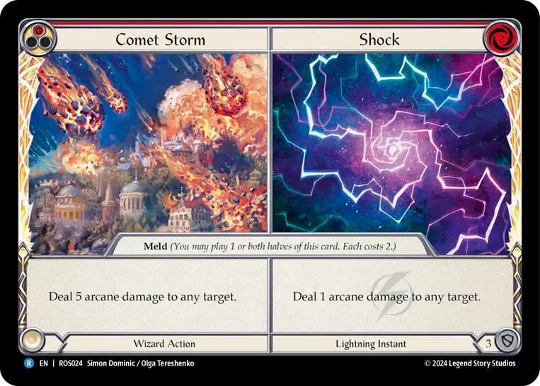 Comet Storm // Shock [ROS024] (Rosetta)  Rainbow Foil | GnG Games