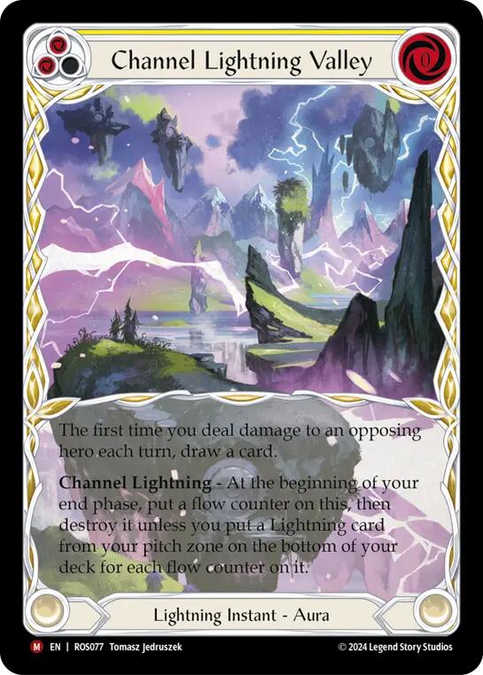 Channel Lightning Valley [ROS077] (Rosetta)  Rainbow Foil | GnG Games