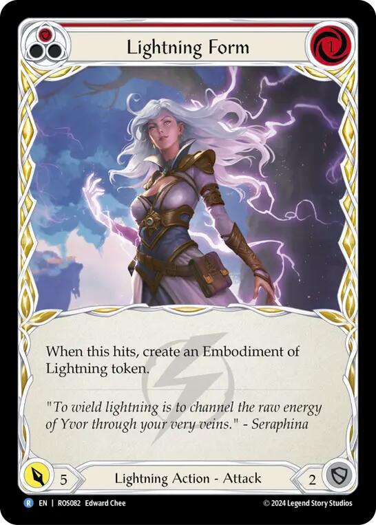 Lightning Form (Red) [ROS082] (Rosetta) | GnG Games
