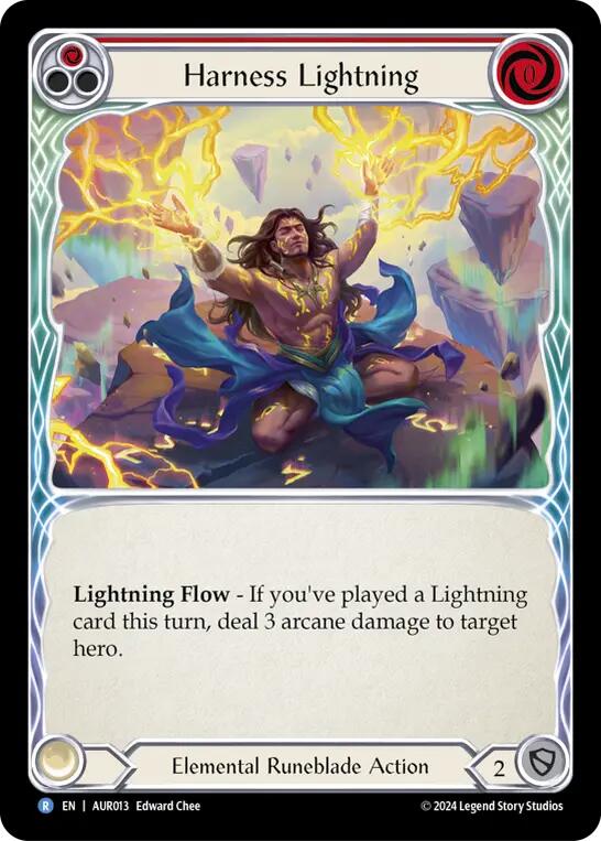 Harness Lightning (Red) [AUR013] (1st Strike) | GnG Games