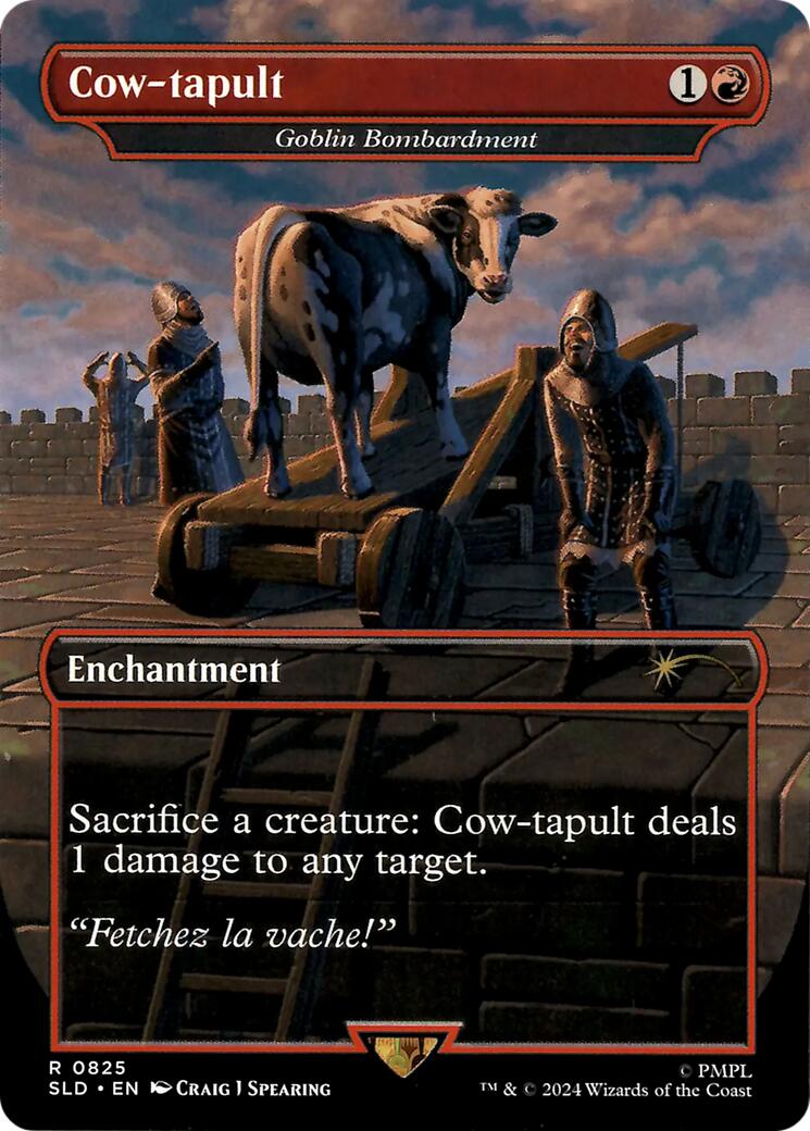 Cow-tapult - Goblin Bombardment [Secret Lair Drop Series] | GnG Games