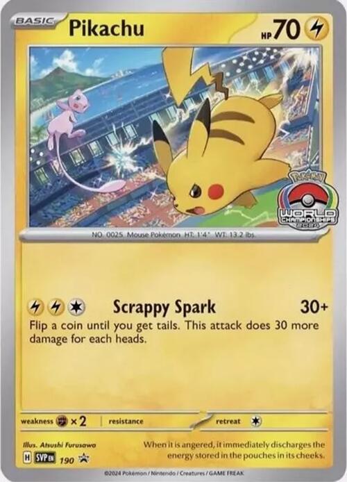 Pikachu (190) [Scarlet & Violet: Black Star Promos] | GnG Games