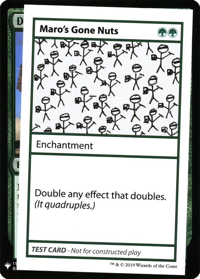 Maro's Gone Nuts [Mystery Booster Playtest Cards] | GnG Games