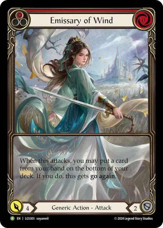 Emissary of Wind [LGS303] (Promo)  Rainbow Foil | GnG Games