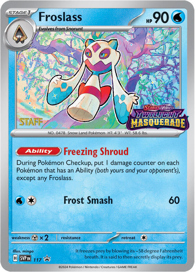 Froslass (117) (Staff) [Scarlet & Violet: Black Star Promos] | GnG Games