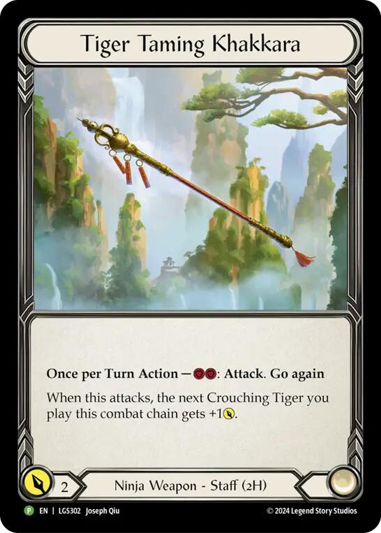 Tiger Taming Khakkara [LGS302] (Promo)  Cold Foil | GnG Games