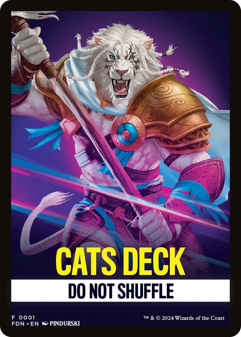 Cats Deck Theme Card [Foundations Tokens] | GnG Games