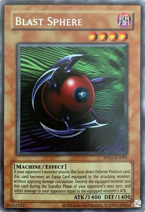 Blast Sphere [RP01-EN091] Secret Rare | GnG Games