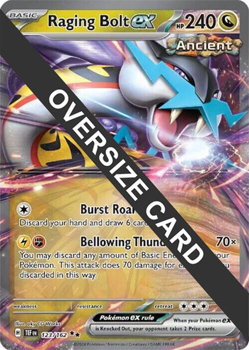 Raging Bolt ex (123) (Jumbo Card) [Scarlet & Violet: Black Star Promos] | GnG Games