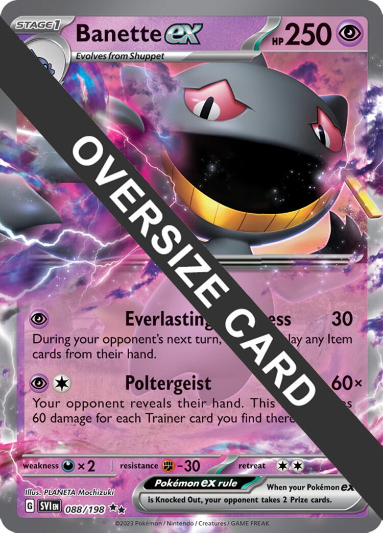 Banette ex (088) (Jumbo Card) [Scarlet & Violet: Black Star Promos] | GnG Games