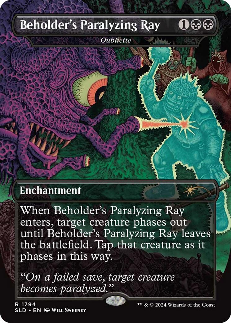 Beholder's Paralyzing Ray - Oubliette [Secret Lair Drop Series] | GnG Games