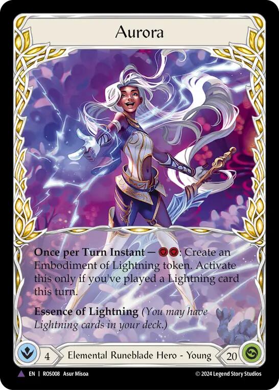 Aurora (Marvel) (Alternate Art) [ROS008] (Rosetta)  Cold Foil | GnG Games