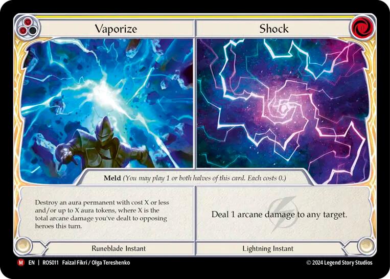 Vaporize // Shock [ROS011] (Rosetta)  Rainbow Foil | GnG Games