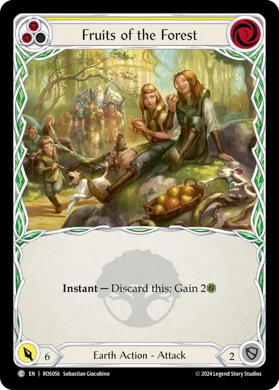 Fruits of the Forest (Yellow) [ROS056] (Rosetta)  Rainbow Foil | GnG Games