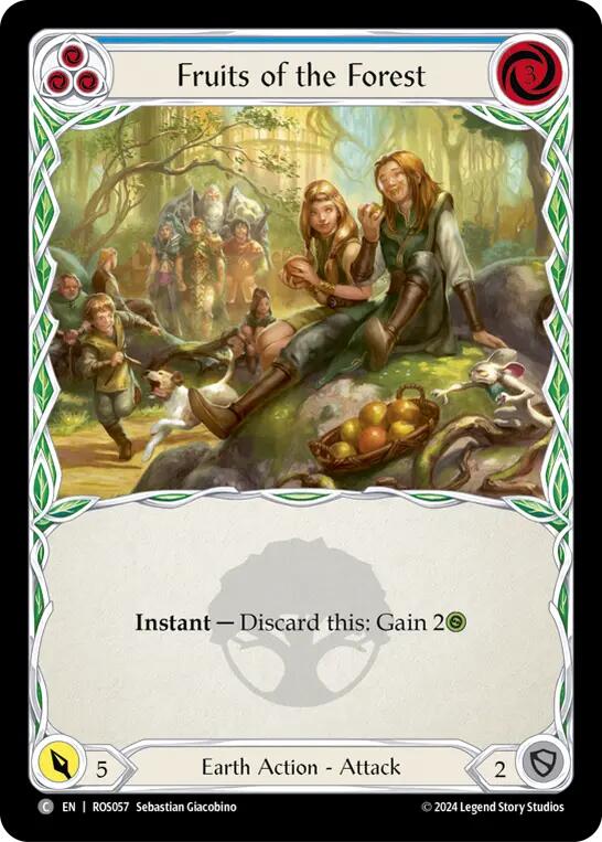 Fruits of the Forest (Blue) [ROS057] (Rosetta)  Rainbow Foil | GnG Games