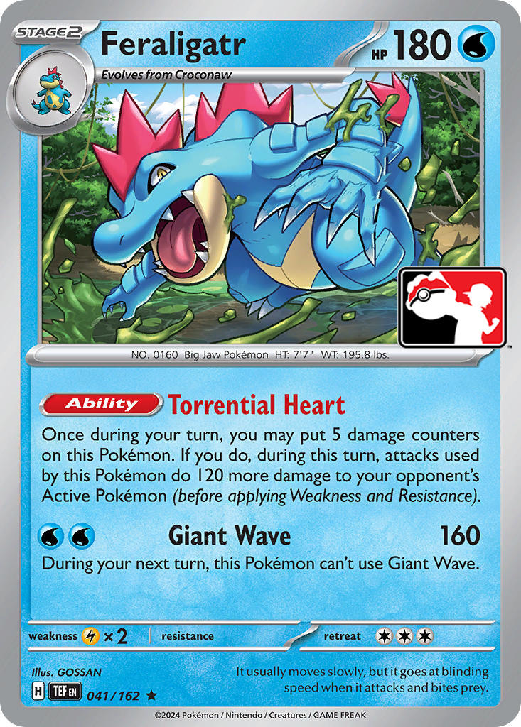 Feraligatr (041/162) [Prize Pack Series Five] | GnG Games