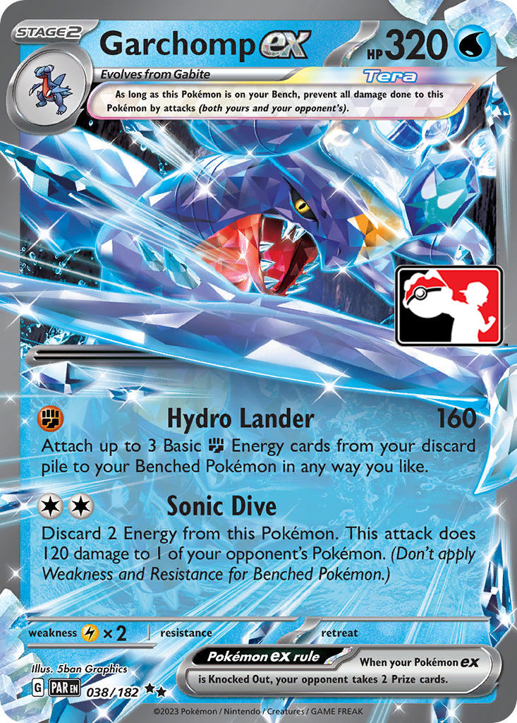 Garchomp ex (038/182) [Prize Pack Series Five] | GnG Games