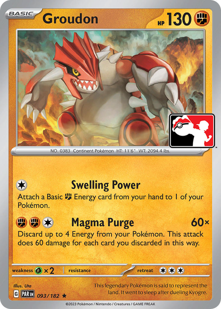 Groudon (093/182) [Prize Pack Series Five] | GnG Games