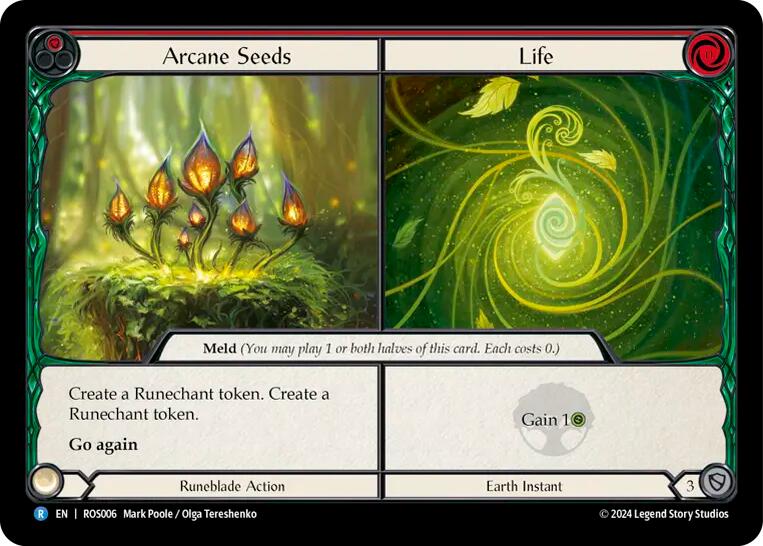 Arcane Seeds // Life [ROS006] (Rosetta)  Rainbow Foil | GnG Games