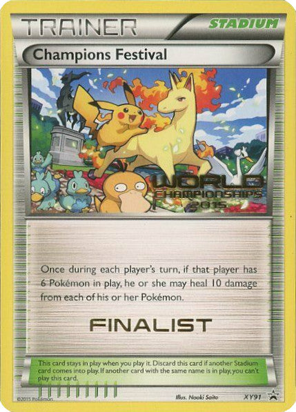 Champions Festival (XY91) (2015 Finalist) [XY: Black Star Promos] | GnG Games