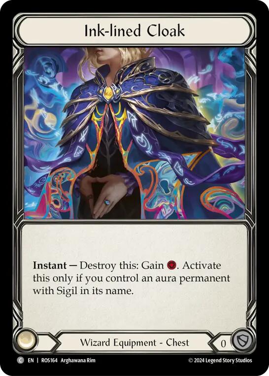 Ink-lined Cloak [ROS164] (Rosetta)  Cold Foil | GnG Games