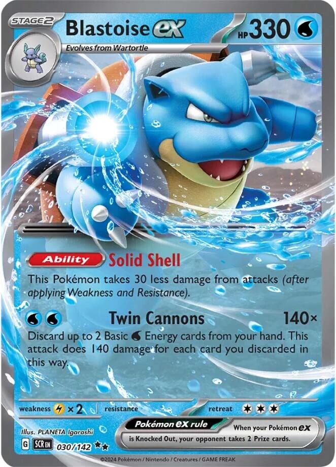 Blastoise ex (030/142) [Scarlet & Violet: Stellar Crown] | GnG Games