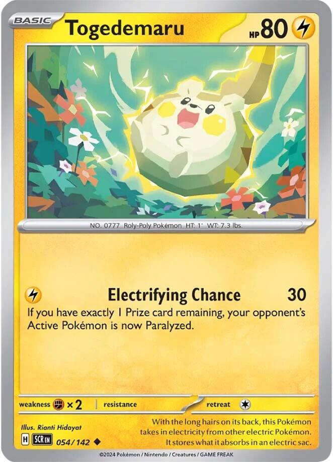 Togedemaru (054/142) [Scarlet & Violet: Stellar Crown] | GnG Games